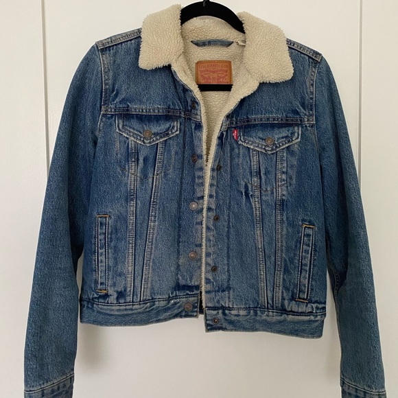 levi's original sherpa trucker
